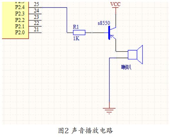 圖 2 聲音播放電路